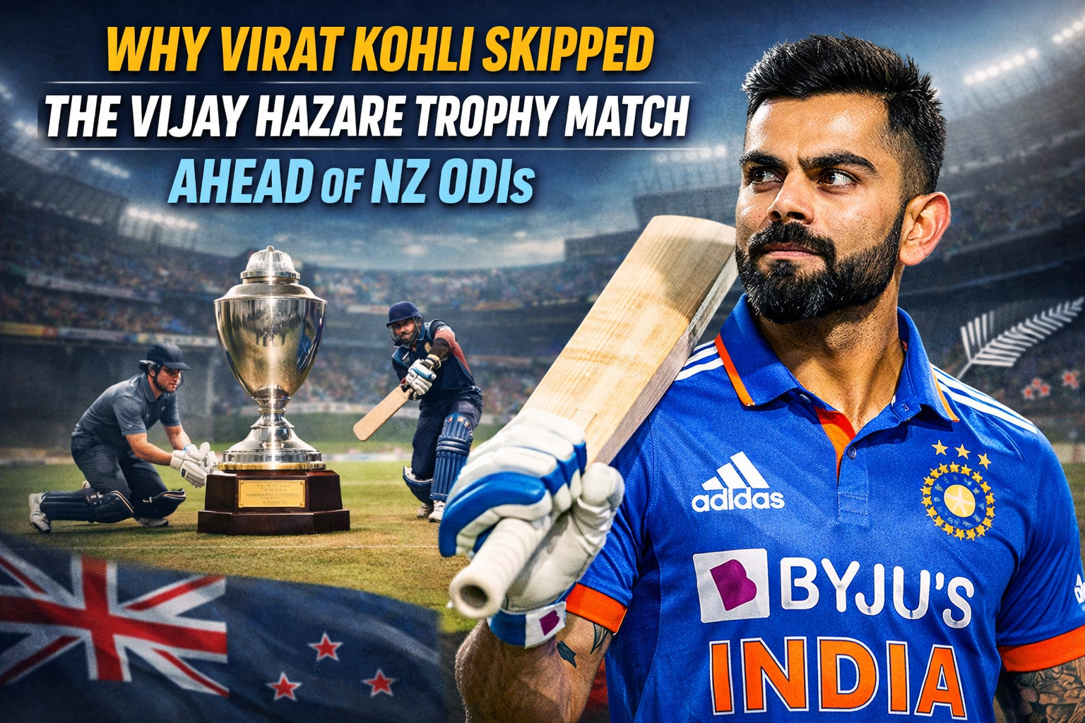 Why Virat Kohli Skipped the Vijay Hazare Trophy Match